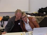 Kinaesthetics-TrainerInnen - und Vorstandsmitglieder Norbert Feldmann und Heidi Lang freuen sich über ihre Wiederwahl