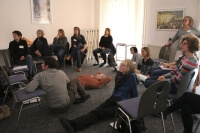 Aktiv werden im Kinaesthetics-Verein - Workshop am Bildungstag 